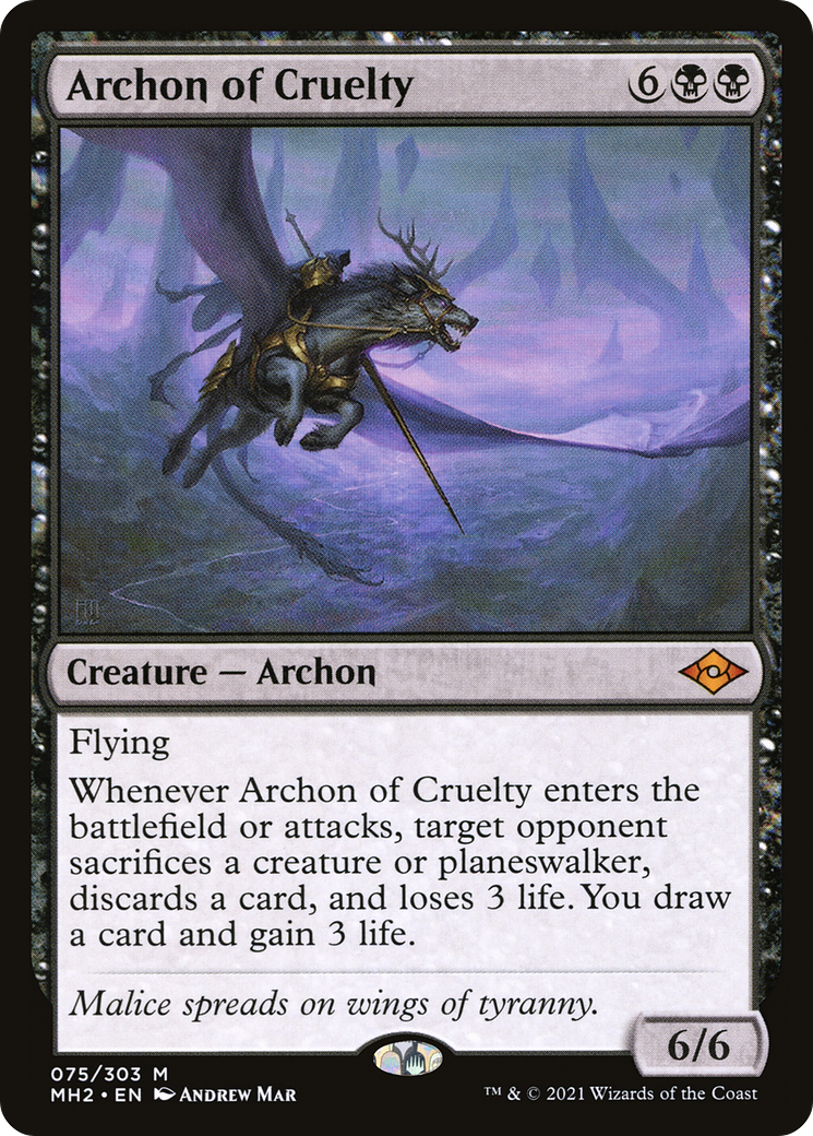 Image of Archon of Cruelty [Modern Horizons 2]