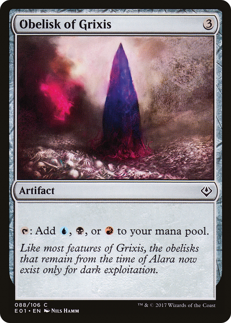 Image of Obelisk of Grixis [Archenemy: Nicol Bolas]