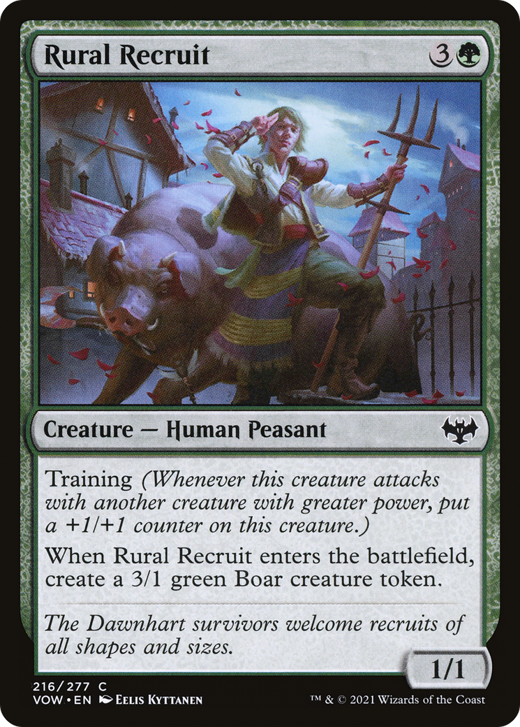 Image of Rural Recruit [Innistrad: Crimson Vow]