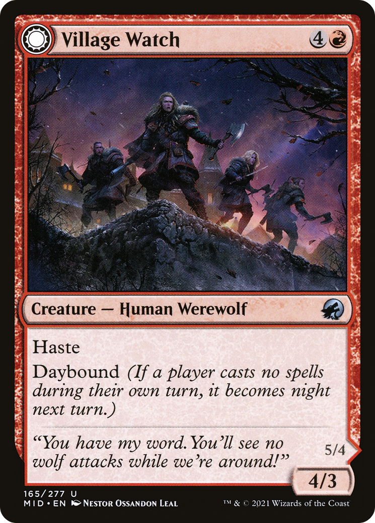 Image of Village Watch // Village Reavers [Innistrad: Midnight Hunt]