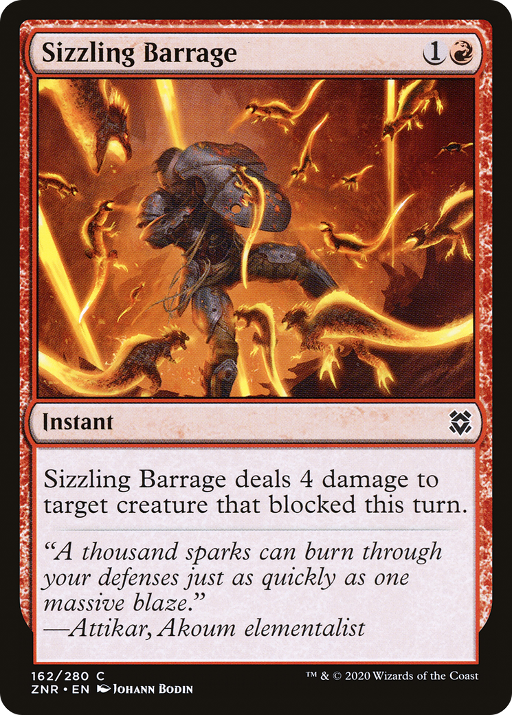 Image of Sizzling Barrage [Zendikar Rising]