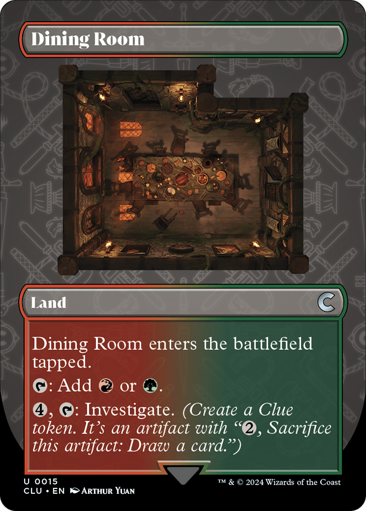 Image of Dining Room (Borderless) [Ravnica: Clue Edition]