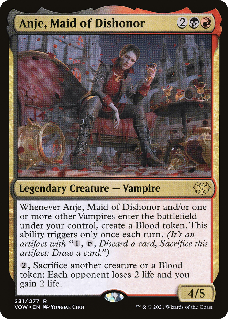 Image of Anje, Maid of Dishonor [Innistrad: Crimson Vow]