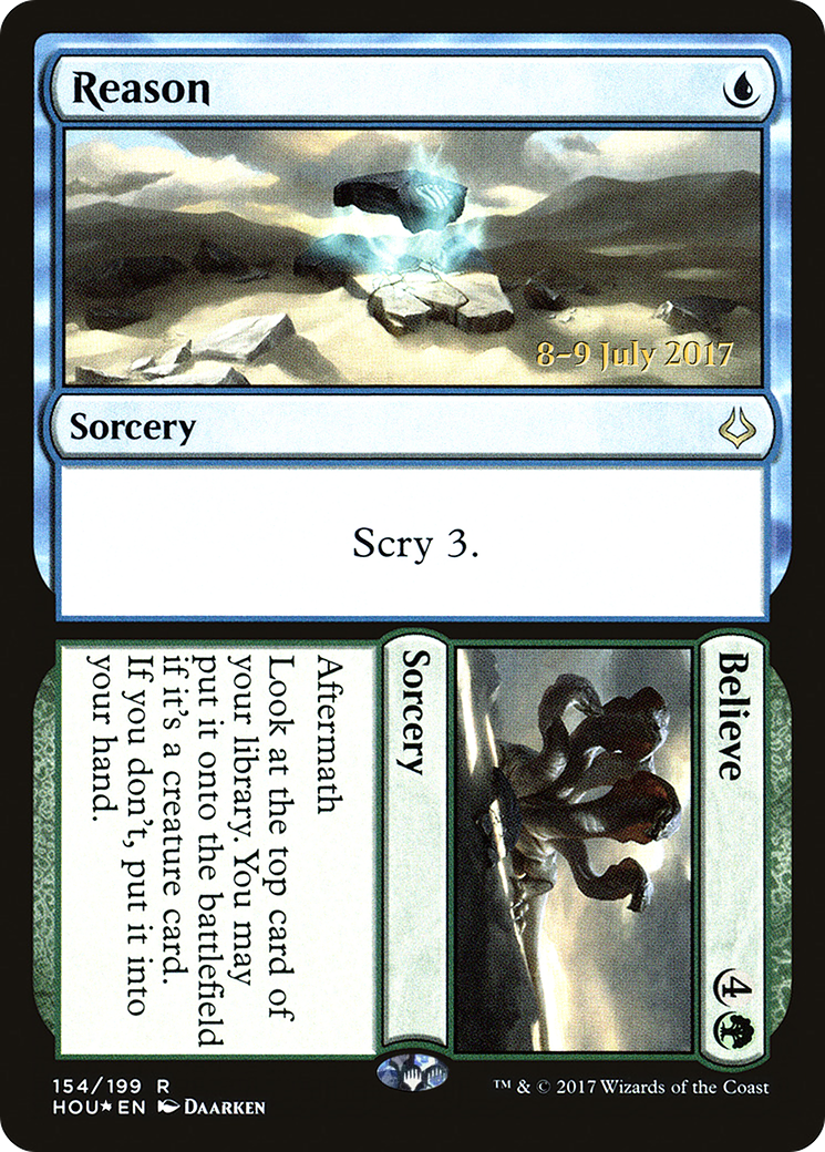 Image of Reason // Believe [Hour of Devastation Prerelease Promos]