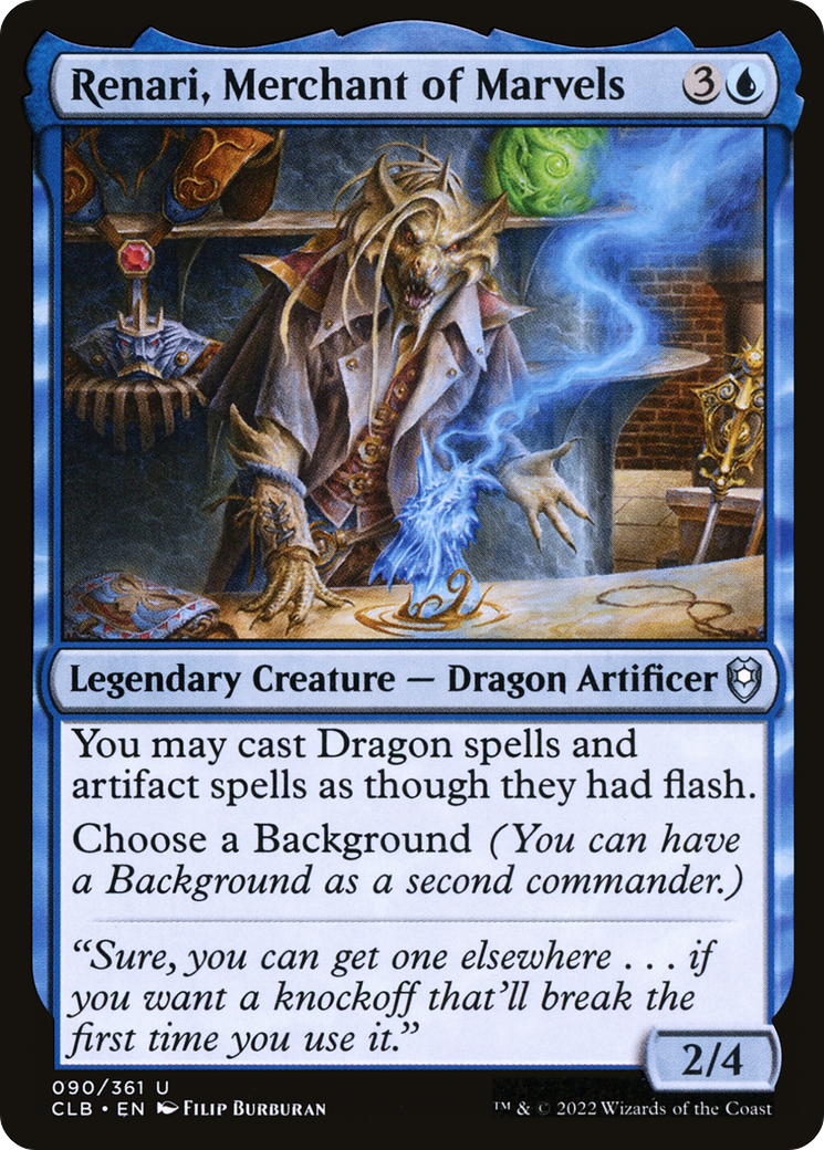 Image of Renari, Merchant of Marvels [Commander Legends: Battle for Baldur's Gate]