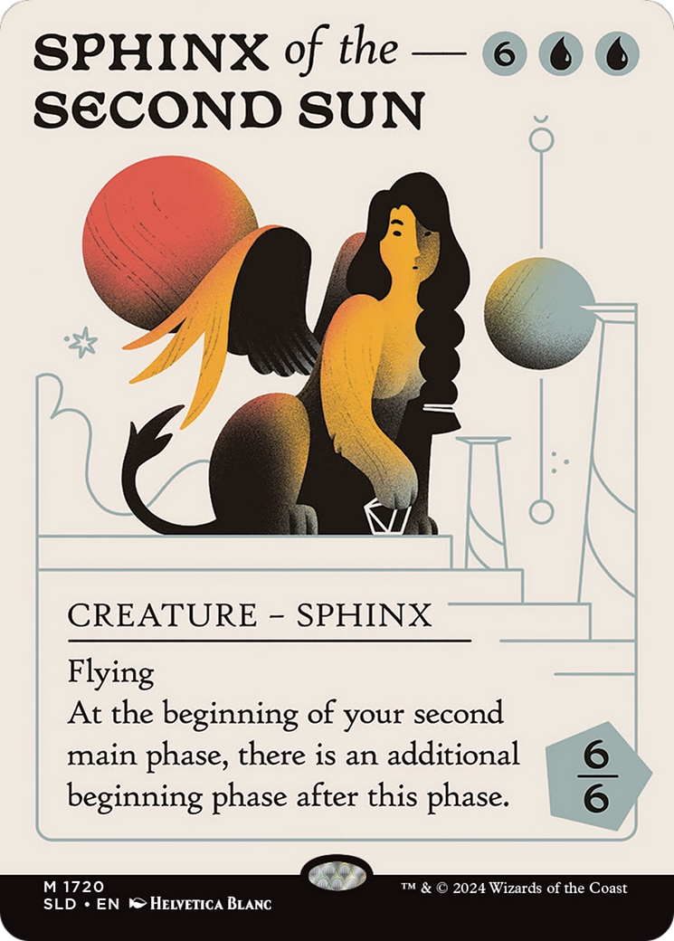 Image of Sphinx of the Second Sun (SLD-1720) - Secret Lair Drop (Borderless) Foil