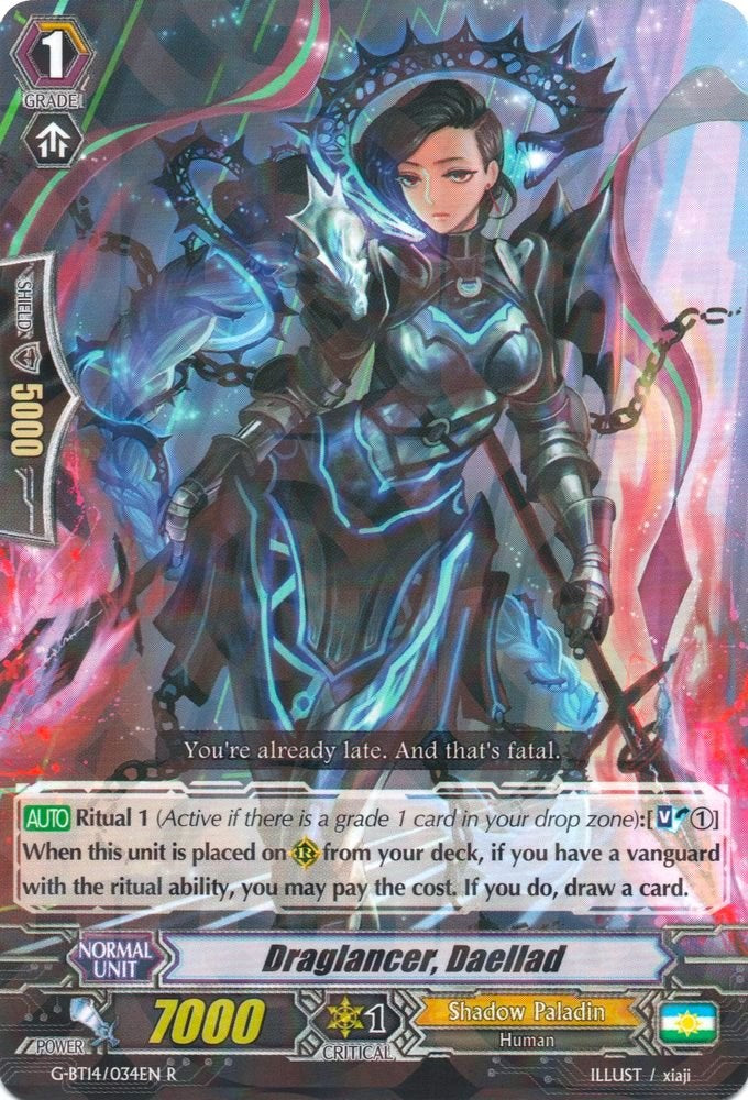 Image of Draglancer, Daellad (G-BT14/034EN) [Divine Dragon Apocrypha]