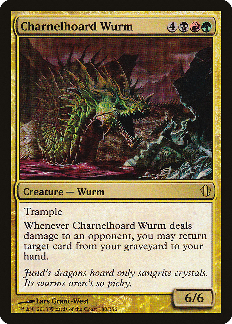 Image of Charnelhoard Wurm [Commander 2013]