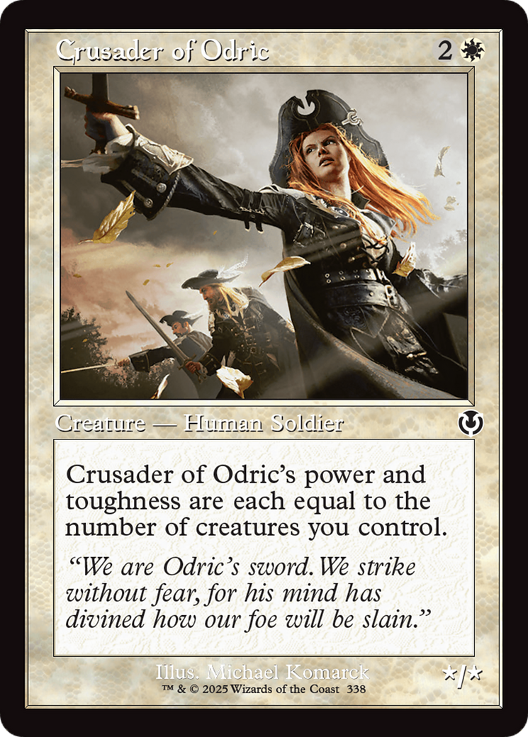 Image of Crusader of Odric (Retro Frame) [Innistrad Remastered]
