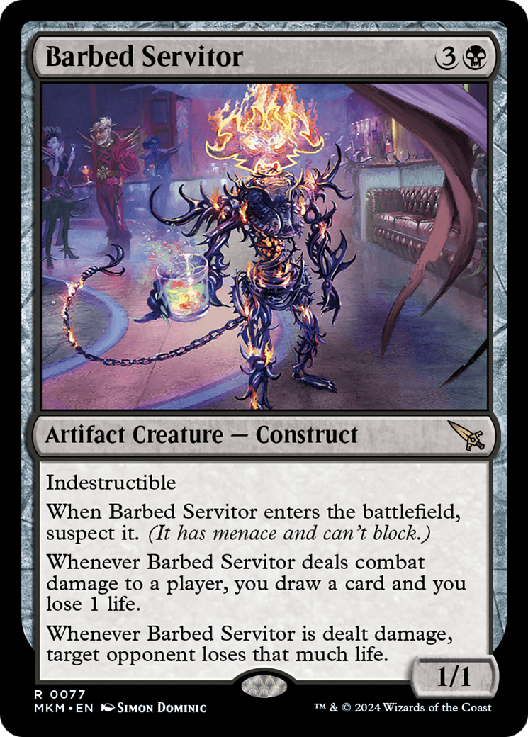 Image of Barbed Servitor [Murders at Karlov Manor]