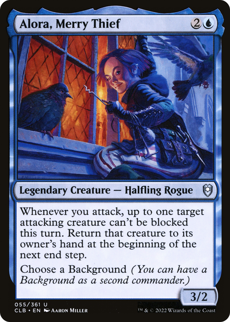 Image of Alora, Merry Thief [Commander Legends: Battle for Baldur's Gate]