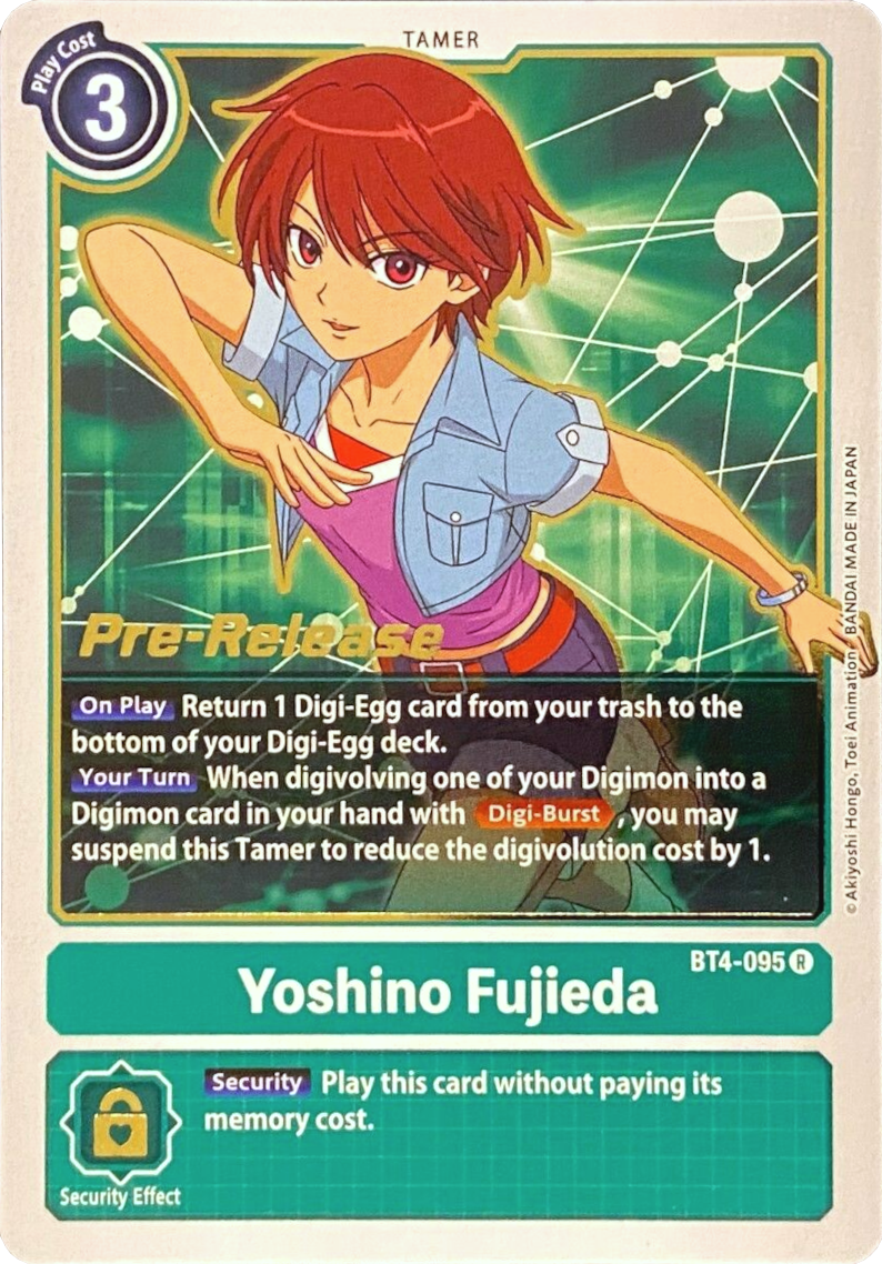 Image of Yoshino Fujieda [BT4-095] [Great Legend Pre-Release Promos]