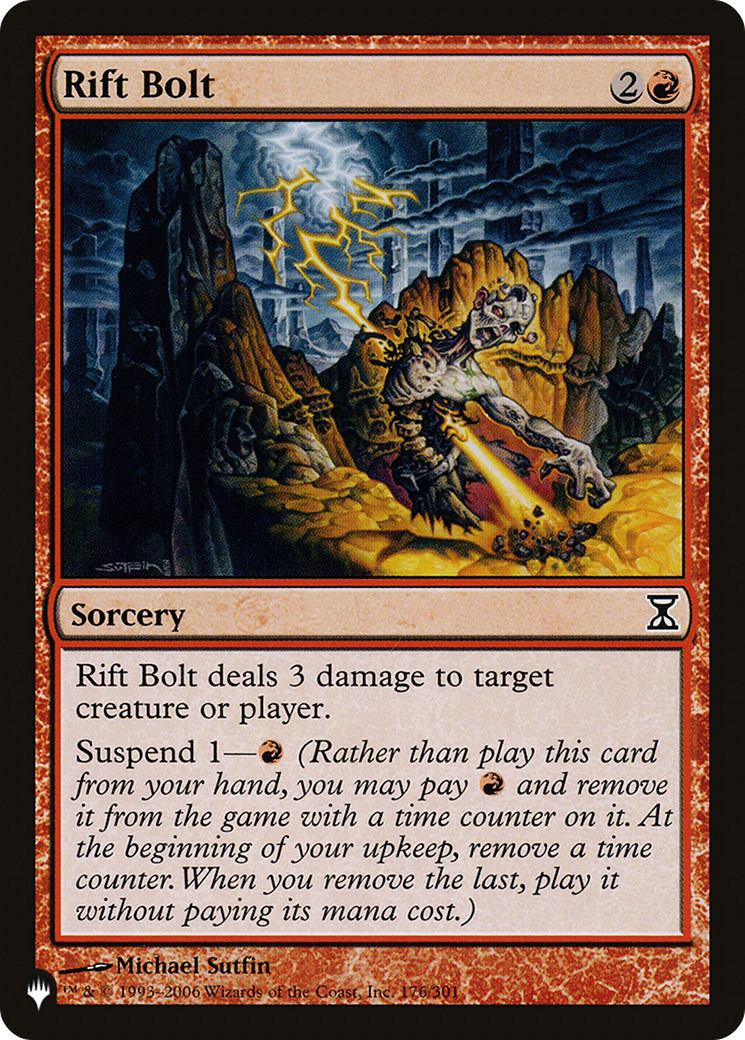 Image of Rift Bolt [The List]