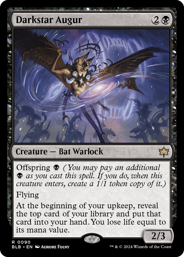 Image of Darkstar Augur [Bloomburrow]