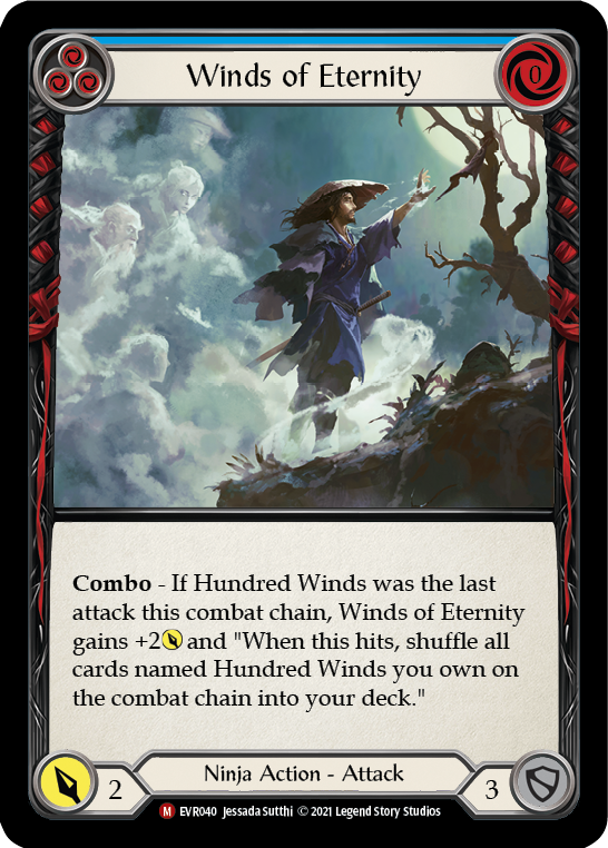 Image of Winds of Eternity [EVR040] (Everfest)  1st Edition Rainbow Foil