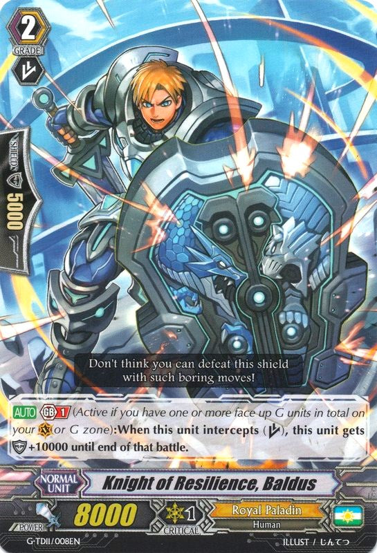 Image of Knight of Resilience, Baldus (G-TD11/008EN) [Divine Knight of Heavenly Decree]