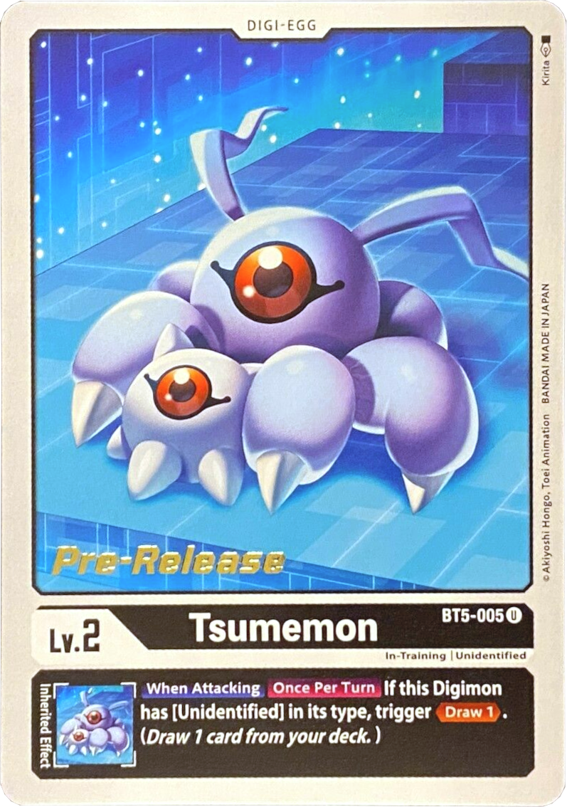 Image of Tsumemon [BT5-005] [Battle of Omni Pre-Release Promos]