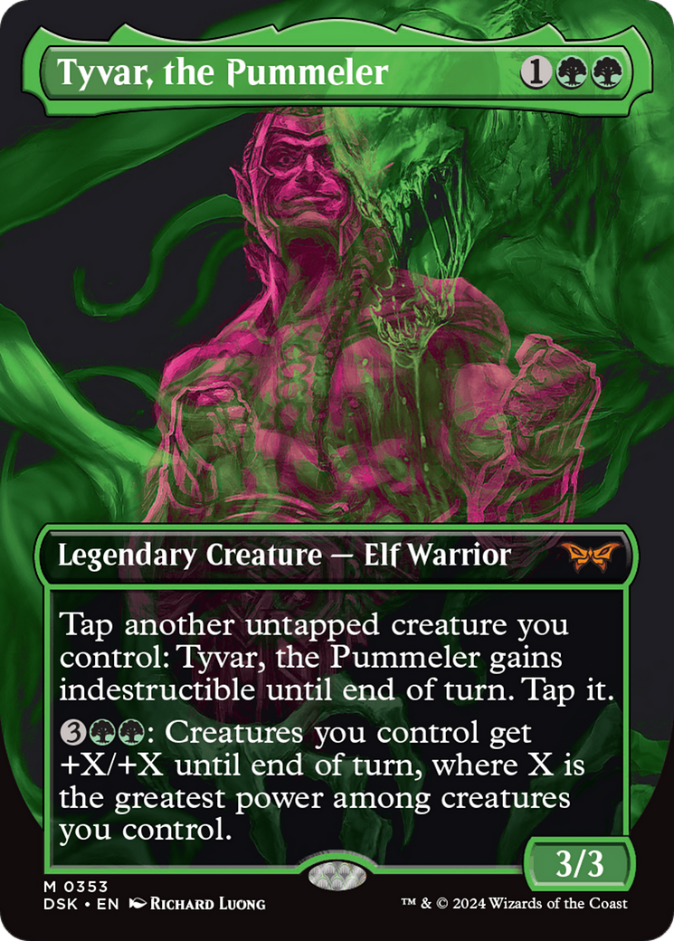 Image of Tyvar, the Pummeler (Showcase) [Duskmourn: House of Horror]
