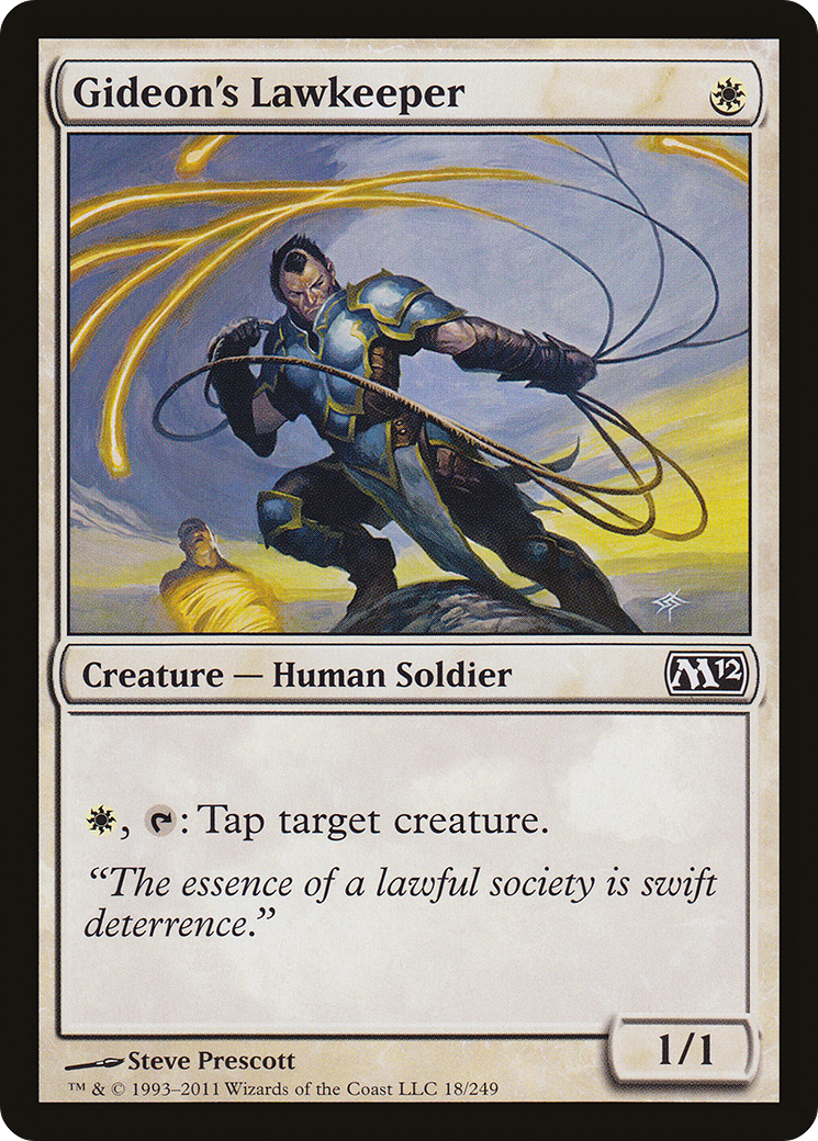 Image of Gideon's Lawkeeper [Magic 2012]