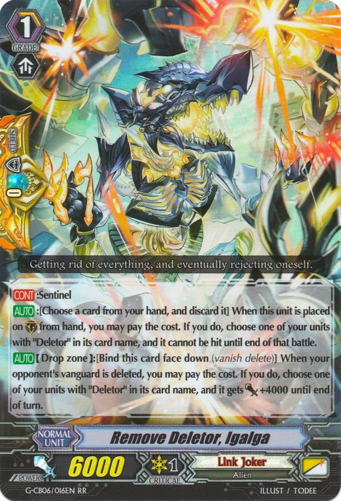 Image of Remove Deletor, Igalga (G-CB06/016EN) [Rondeau of Chaos and Salvation]