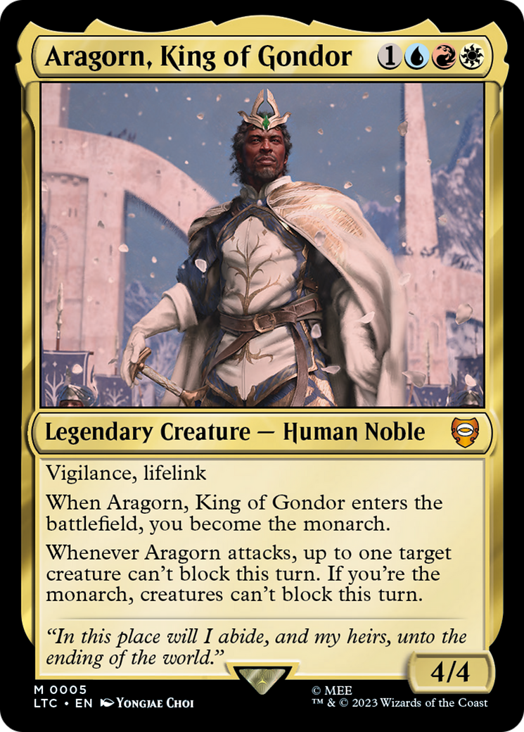 Image of Aragorn, King of Gondor [The Lord of the Rings: Tales of Middle-Earth Commander]