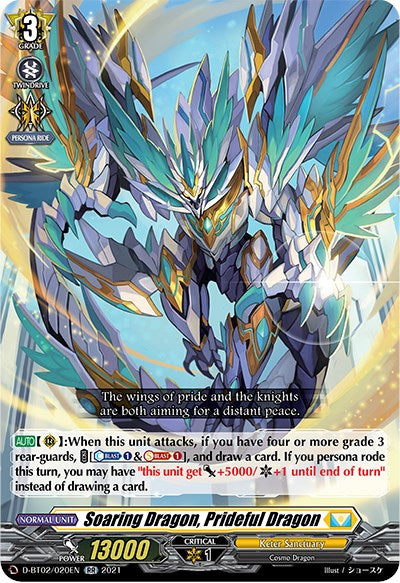 Image of Soaring Dragon, Prideful Dragon (D-BT02/020EN) [A Brush with the Legends]