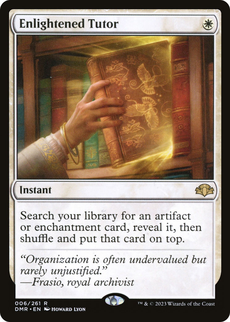 Image of Enlightened Tutor [Dominaria Remastered]