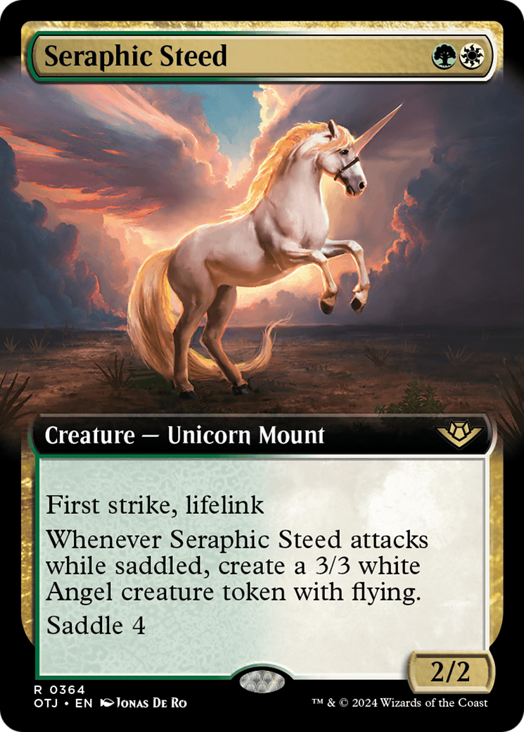 Image of Seraphic Steed (Extended Art) [Outlaws of Thunder Junction]