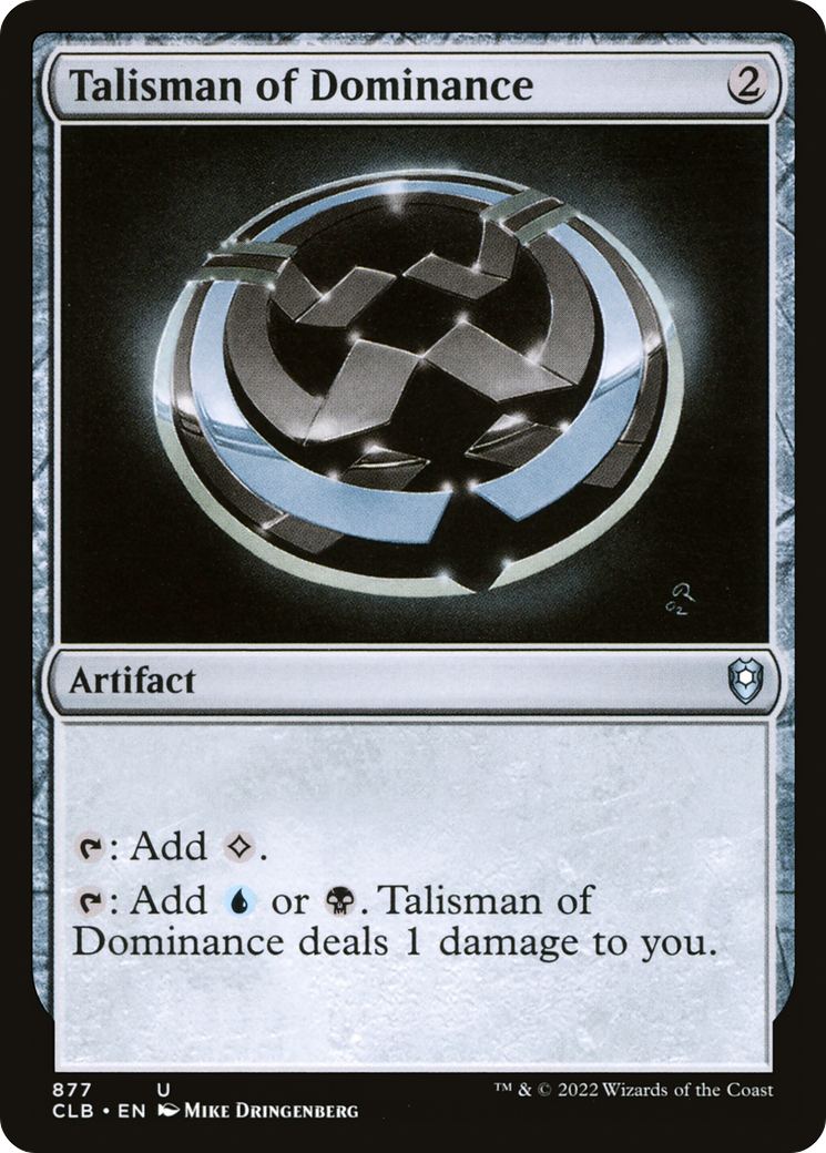 Image of Talisman of Dominance [Commander Legends: Battle for Baldur's Gate]
