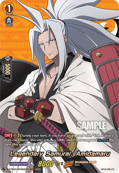 Image of Legendary Samurai, Amidamaru (D-TTD03/SKR08EN) [Shaman King]