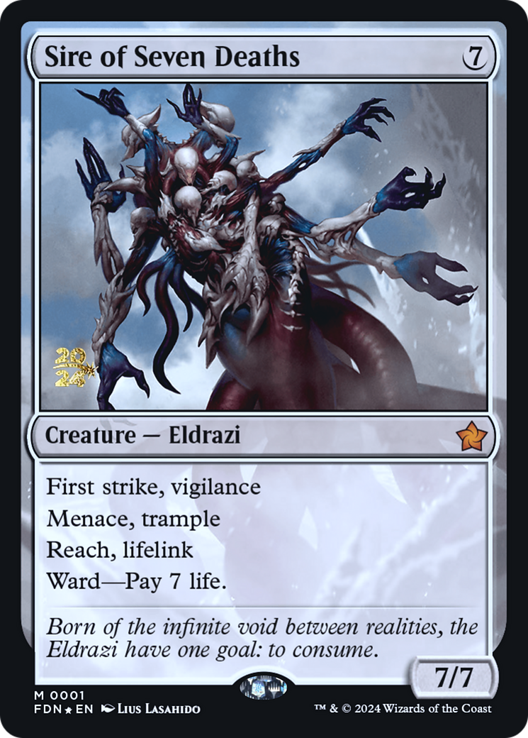 Image of Sire of Seven Deaths [Foundations Prerelease Promos]