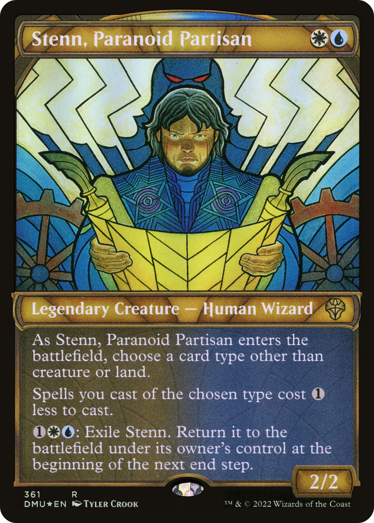 Image of Stenn, Paranoid Partisan (Showcase Textured) [Dominaria United]