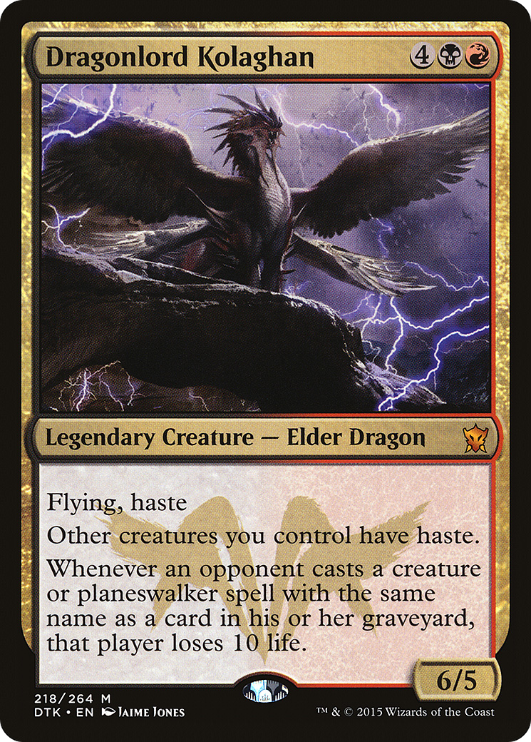 Image of Dragonlord Kolaghan [Dragons of Tarkir]