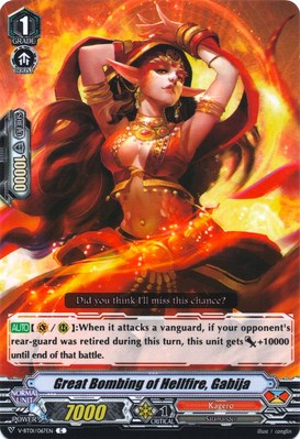 Image of Great Bombing of Hellfire, Gabija (V-BT01/067EN) [Unite! Team Q4]