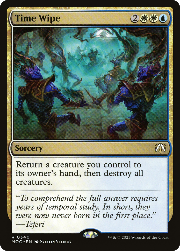 Image of Time Wipe [March of the Machine Commander]