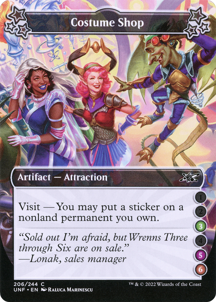Image of Costume Shop (3-5-6) [Unfinity]