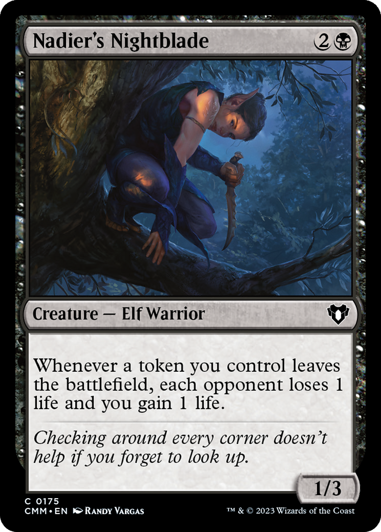 Image of Nadier's Nightblade [Commander Masters]