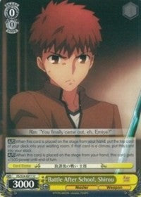 Image of Battle After School, Shirou (FS/S34-E011 U) [Fate/Stay Night [Unlimited Blade Works]]