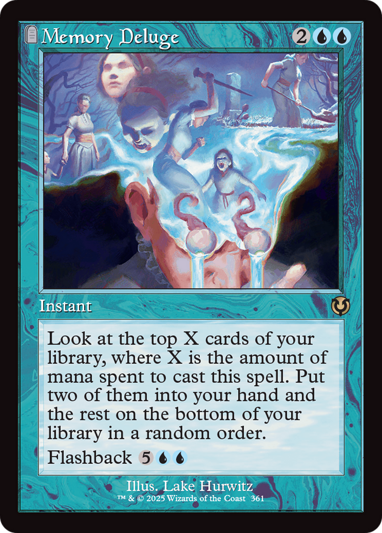Image of Memory Deluge (Retro Frame) [Innistrad Remastered]