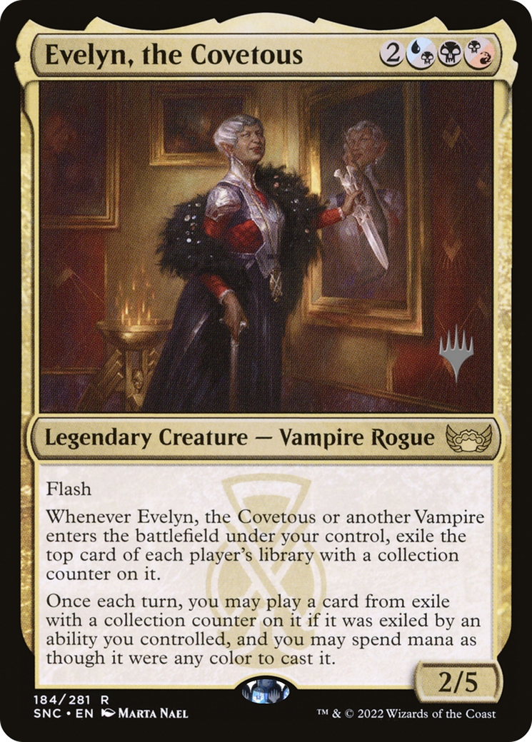 Image of Evelyn, the Covetous (Promo Pack) [Streets of New Capenna Promos]