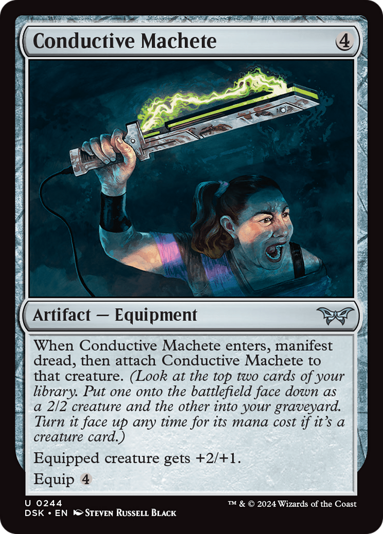 Image of Conductive Machete [Duskmourn: House of Horror]