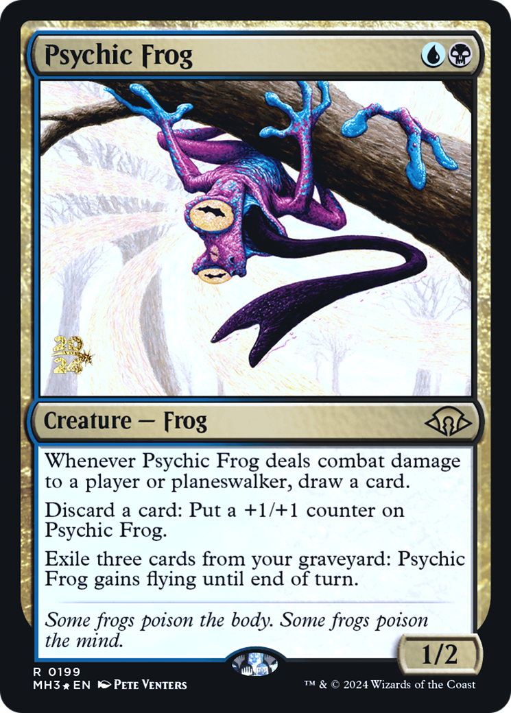 Image of Psychic Frog [Modern Horizons 3 Prerelease Promos]
