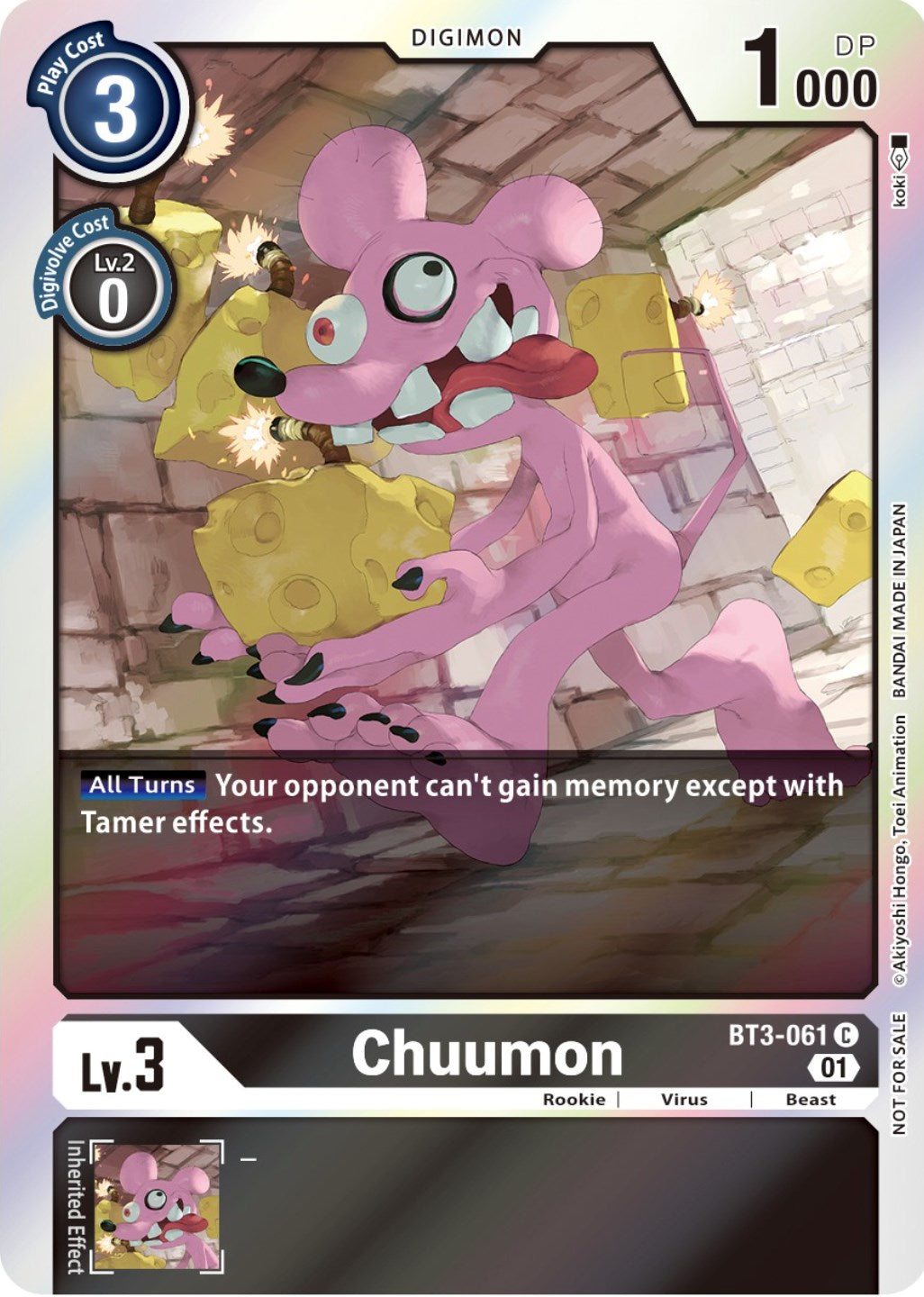 Image of Chuumon [BT3-061] (Official Tournament Pack Vol. 7) [Release Special Booster Promos]