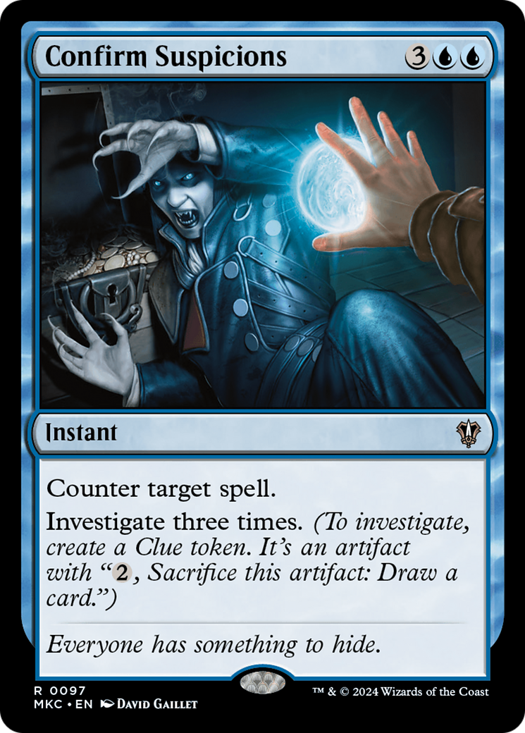 Image of Confirm Suspicions [Murders at Karlov Manor Commander]