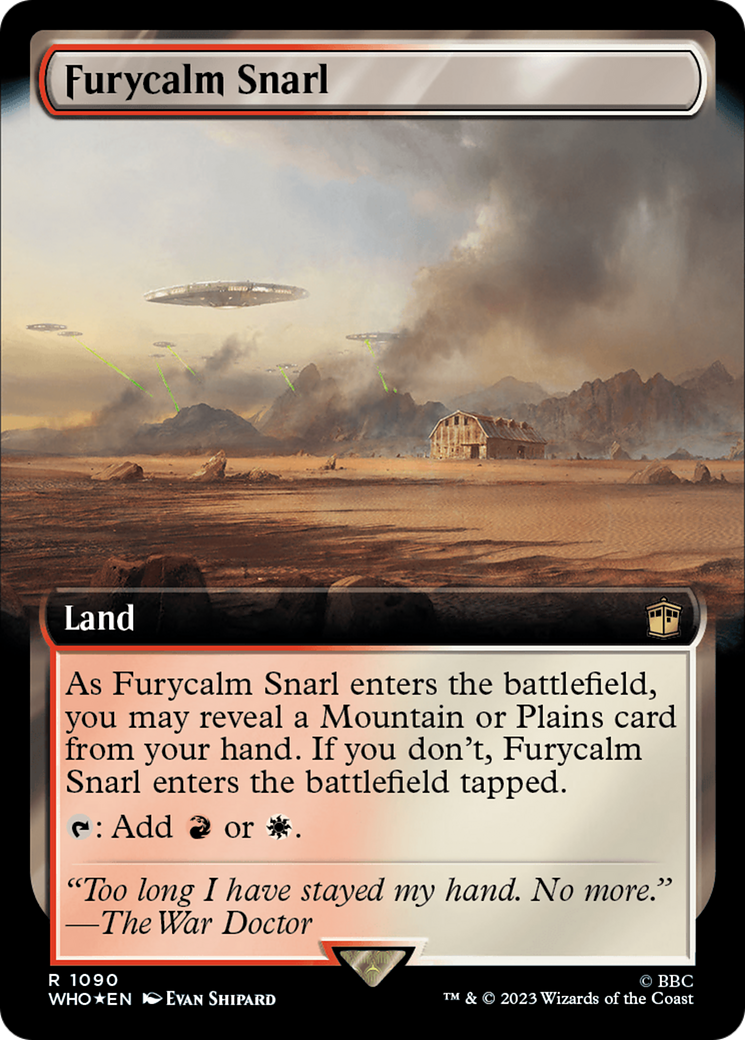 Image of Furycalm Snarl (Extended Art) (Surge Foil) [Doctor Who]