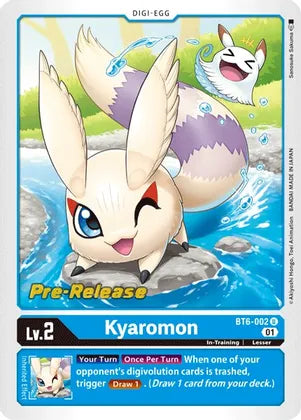 Image of Kyaromon [BT6-002] [Double Diamond Pre-Release Cards]