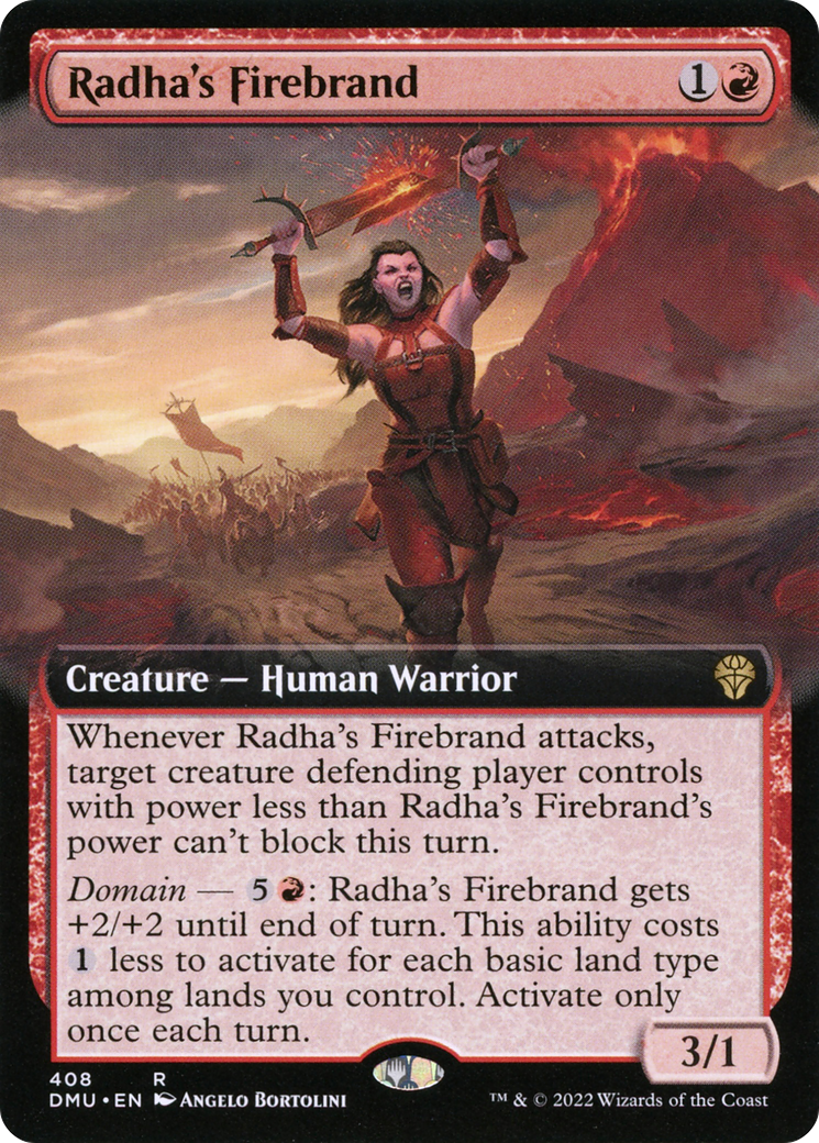 Image of Radha's Firebrand (Extended Art) [Dominaria United]