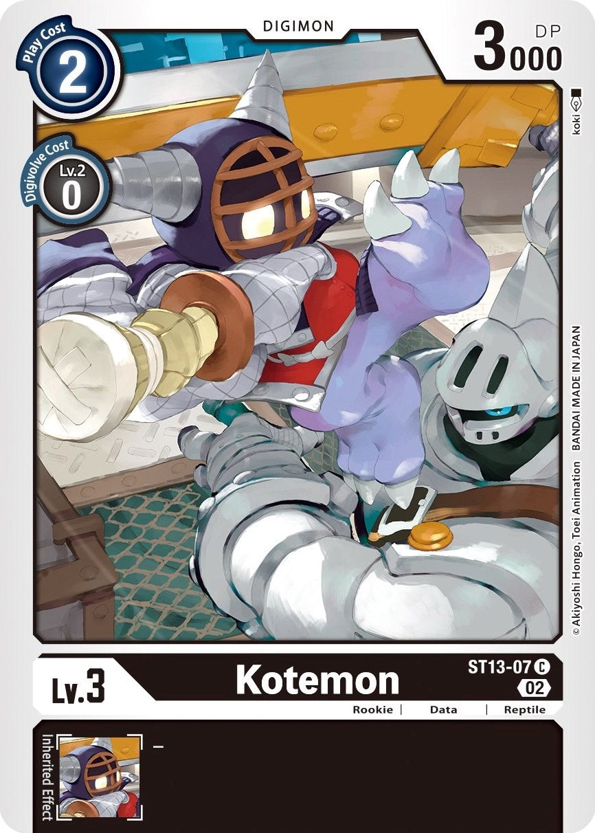 Image of Kotemon [ST13-07] [Starter Deck: Ragnaloardmon]