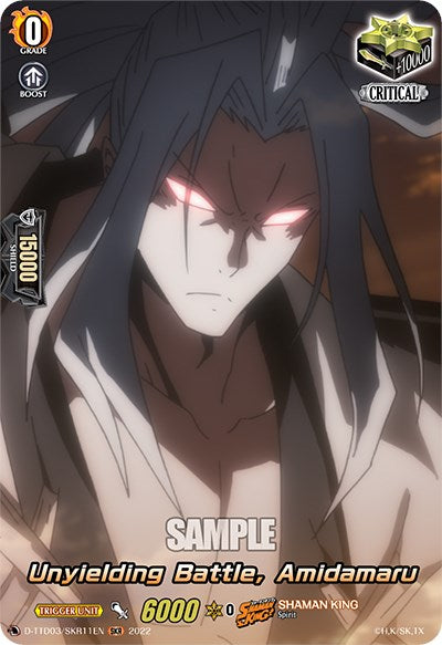 Image of Unyielding Battle, Amidamaru (D-TTD03/SKR11EN) [Shaman King]
