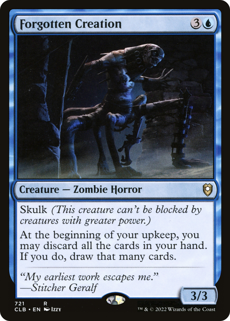 Image of Forgotten Creation [Commander Legends: Battle for Baldur's Gate]